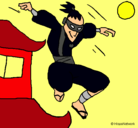 Dibujo Ninja II pintado por mysterio06