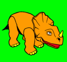 Dibujo Triceratops II pintado por julito