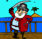 Dibujo Pirata a bordo pintado por malvado