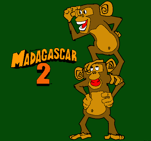 Madagascar 2 Manson y Phil