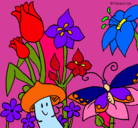 Dibujo Fauna y flora pintado por nerf