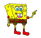 Dibujo Bob Esponja pintado por gara