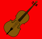 Dibujo Violín pintado por avatar