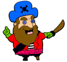 Dibujo Pirata pintado por alfredito