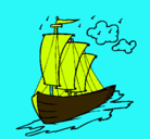 Dibujo Barco velero pintado por 333333333333