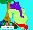 Dibujo Horton pintado por reguina