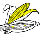 Dibujo Mazorca de maíz pintado por nacho3