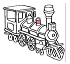 Dibujo Tren pintado por enzo671