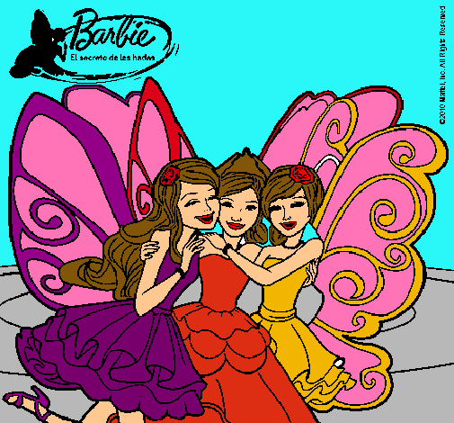 Barbie y sus amigas en hadas