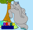 Dibujo Horton pintado por adriana11