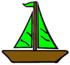 Dibujo Barco velero pintado por yefer