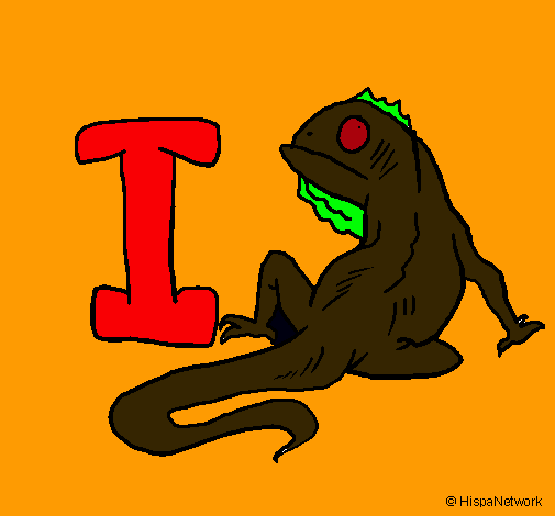 Dibujo Iguana pintado por pakitocavi25