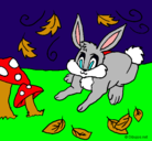 Dibujo Conejo pintado por demarinacaba