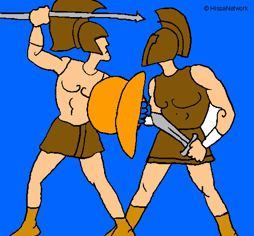 Lucha de gladiadores