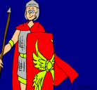 Dibujo Soldado romano II pintado por ruedarnacho