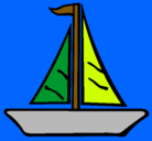 Dibujo Barco velero pintado por anthony12