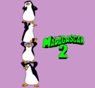 Dibujo Madagascar 2 Pingüinos pintado por hockey1