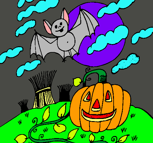 Paisaje de Halloween