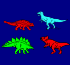 Dibujo Dinosaurios de tierra pintado por fgdfg