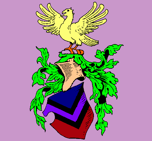 Escudo de armas y aguila 