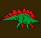 Dibujo Stegosaurus pintado por ujiihhyuj