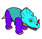 Dibujo Triceratops II pintado por be10oh
