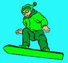 Dibujo Snowboard pintado por Arlet & Uri