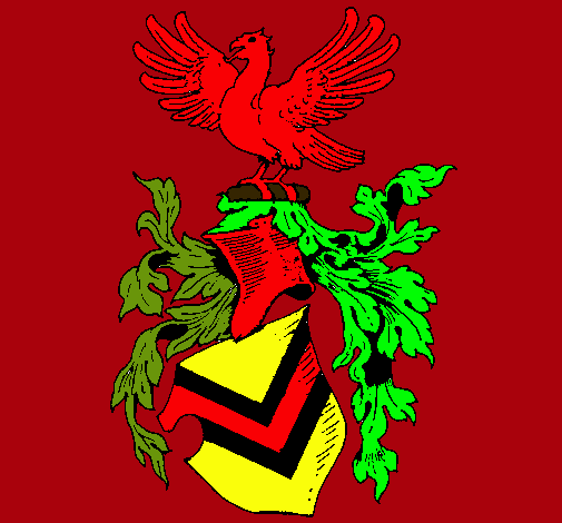 Escudo de armas y aguila 