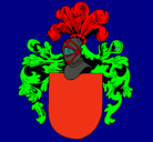 Dibujo Escudo de armas y casco pintado por josuSI7