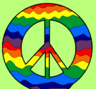 Dibujo Símbolo de la paz pintado por carlotaq