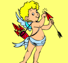 Dibujo Cupido pintado por isabelmari