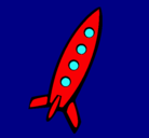 Dibujo Cohete II pintado por cohete