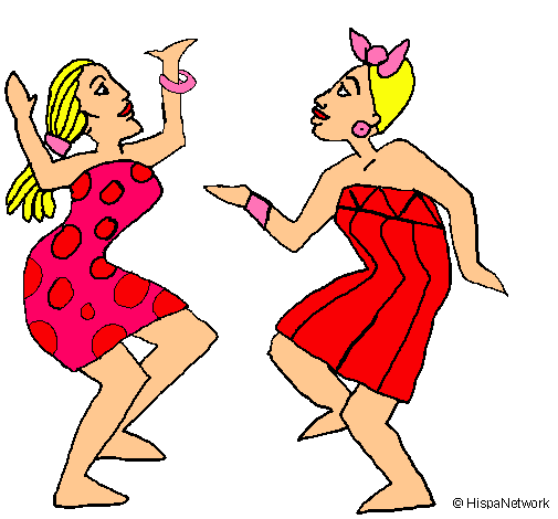 Mujeres bailando