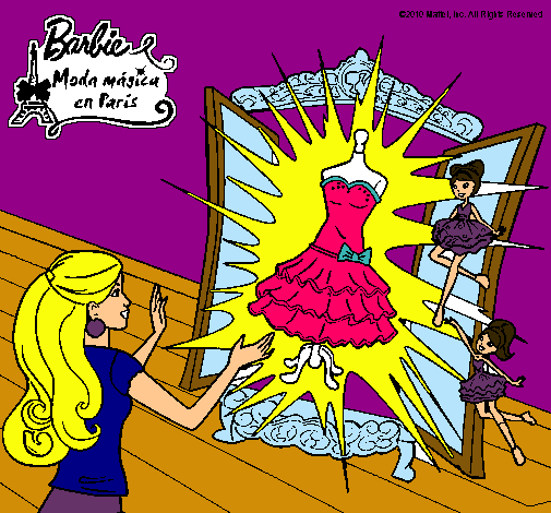 El vestido mágico de Barbie