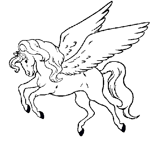 Pegaso volando