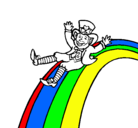 Dibujo Duende en el arco iris pintado por Tiffany9869