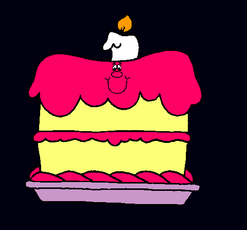 Pastel de cumpleaños