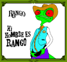 Dibujo Rango pintado por rango