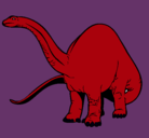 Dibujo Braquiosaurio II pintado por juanmiis