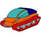 Dibujo Nave tanque pintado por cdsvdgdygfgb