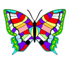 Dibujo Mariposa pintado por juanbustos