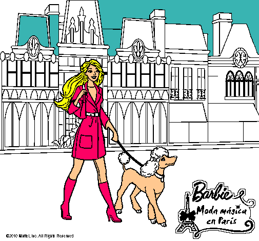 Barbie y su perrita