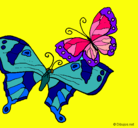 Dibujo Mariposas pintado por reyna