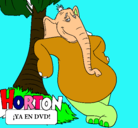 Dibujo Horton pintado por cielito