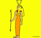 Dibujo Hathor pintado por swdewqd