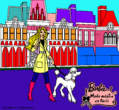 Barbie y su perrita