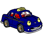 Dibujo Herbie Taxista pintado por luisit