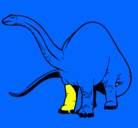 Dibujo Braquiosaurio II pintado por hkghklmgklhh