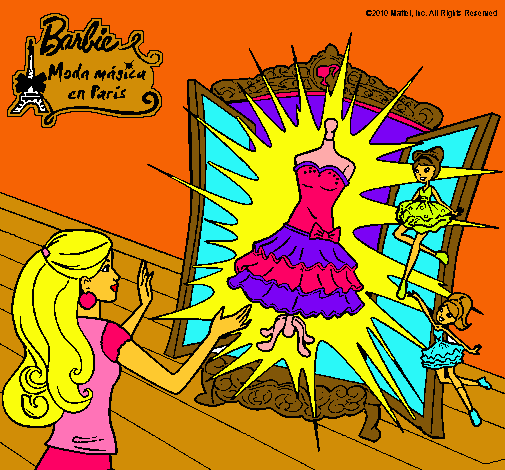 El vestido mágico de Barbie