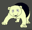Dibujo Oso panda pintado por alba9